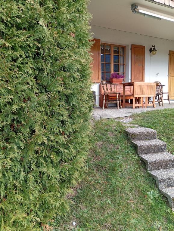 Zahrada ubytování Cozy apartment in the heart of the Alps