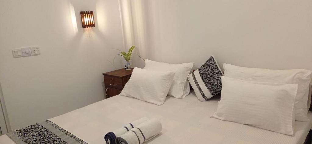 Postel nebo postele na pokoji v ubytování Dev House