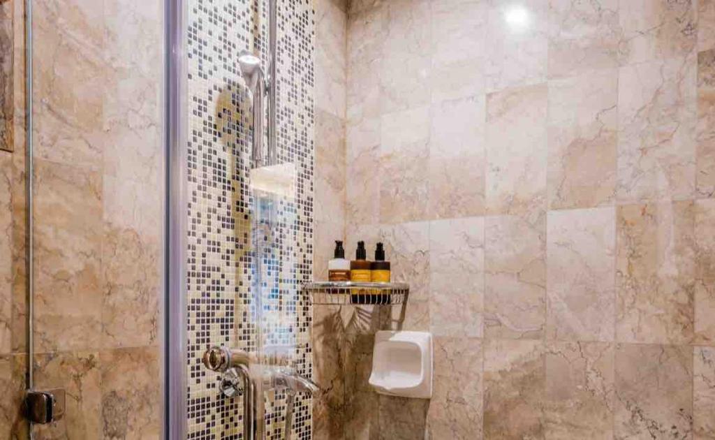 Koupelna v ubytování Atour Hotel Shanghai Wujiaochang Dabaishu