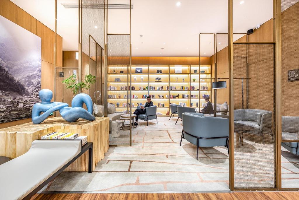 Posezení v ubytování Atour Hotel Shenzhen Nanshan Vanke Yuncheng