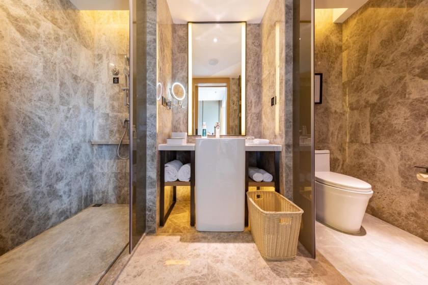 Koupelna v ubytování Atour S Hotel Zhuhai Gongbei Port NetEase Selected