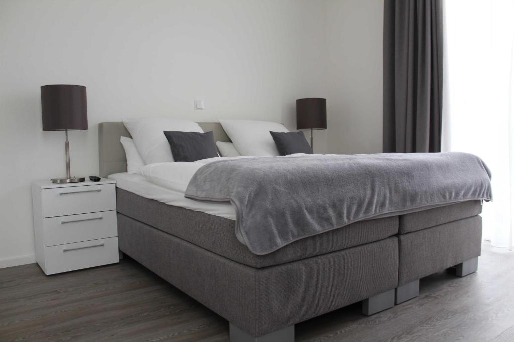 Postel nebo postele na pokoji v ubytování Appartement Seaside