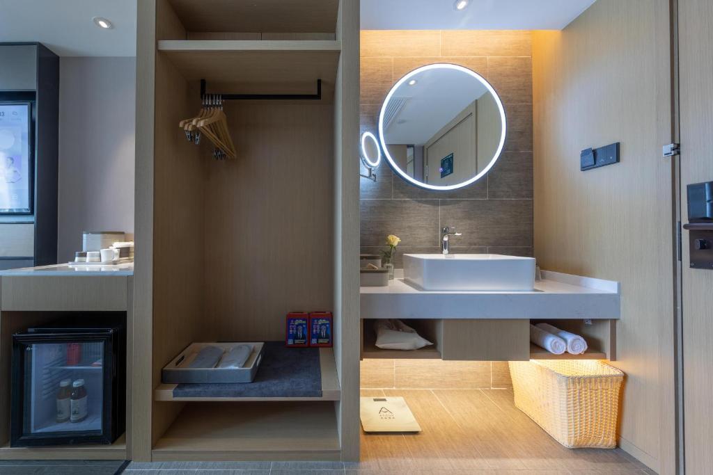 Koupelna v ubytování Atour Hotel Shanghai Xinzhuang CBD