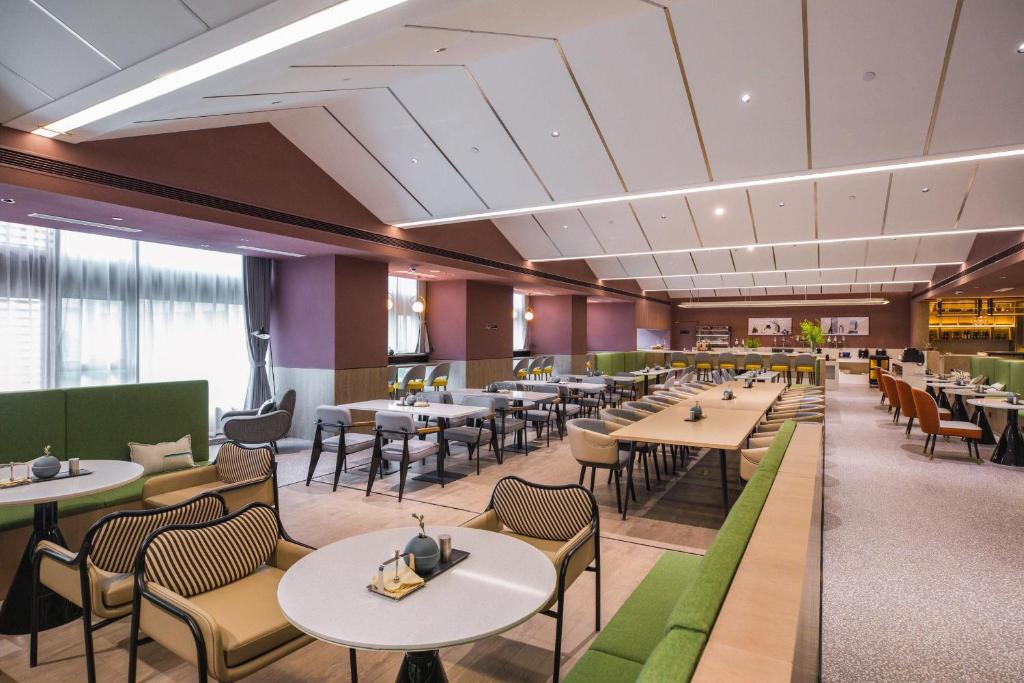 Restaurace v ubytování Atour S Hotel Shanghai Hongqiao Center Aegean