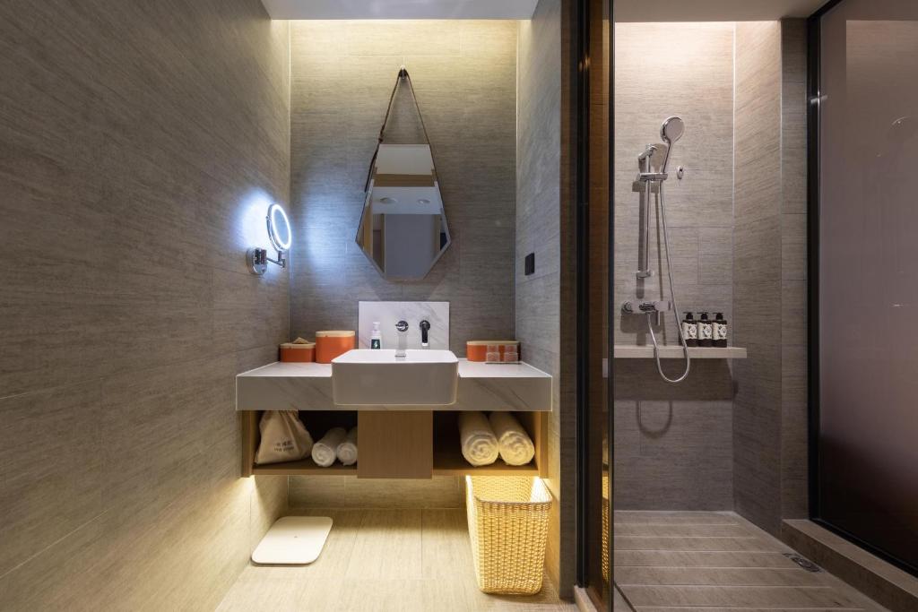 Atour Hotel Taian Taishan Internation Convention and Exhibition Center - Комната Джиму -близнеца