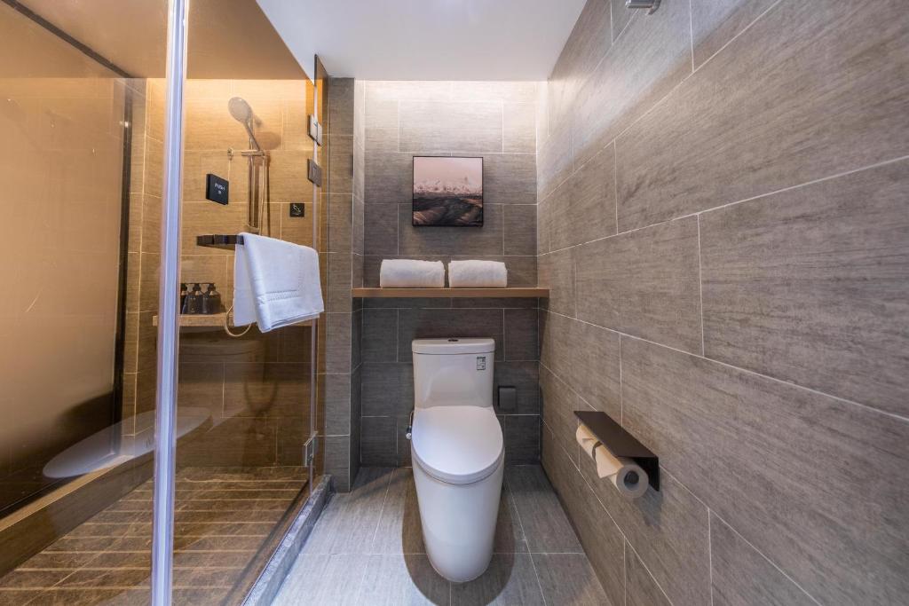 Koupelna v ubytování Atour Hotel Shanghai Xinzhuang CBD