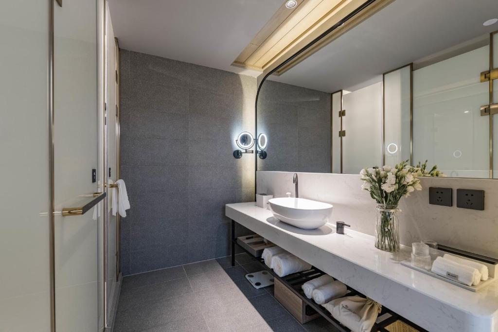 Koupelna v ubytování Atour Hotel Shanghai World Expo Center