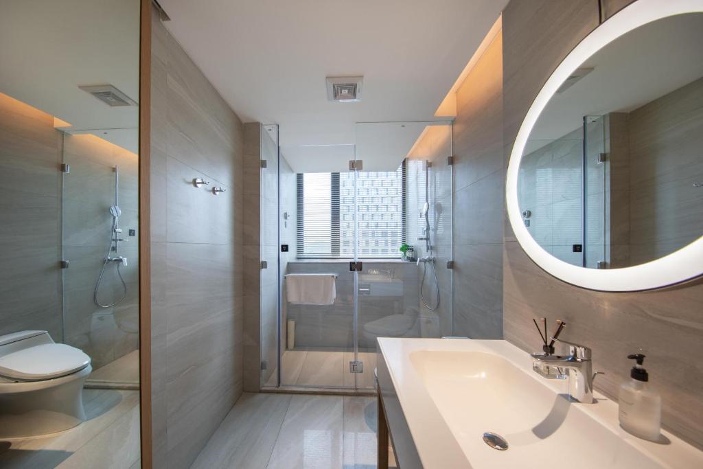 Koupelna v ubytování Atour Hotel Shenzhen Nanshan Vanke Yuncheng