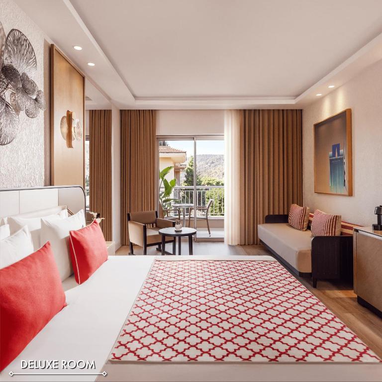 Posezení v ubytování Akka Antedon Hotel - Premium Ultra All Inclusive