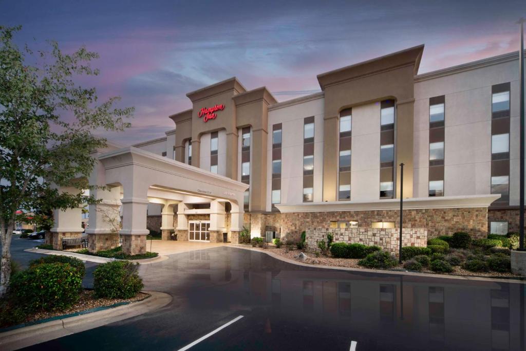 a rendering of the front of a hotel at Hampton Inn Bryant in Bryant