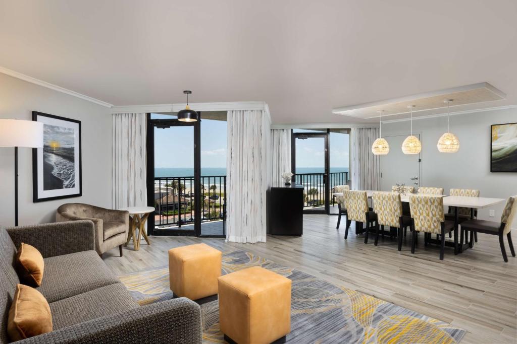Posezení v ubytování Hilton Galveston Island Resort