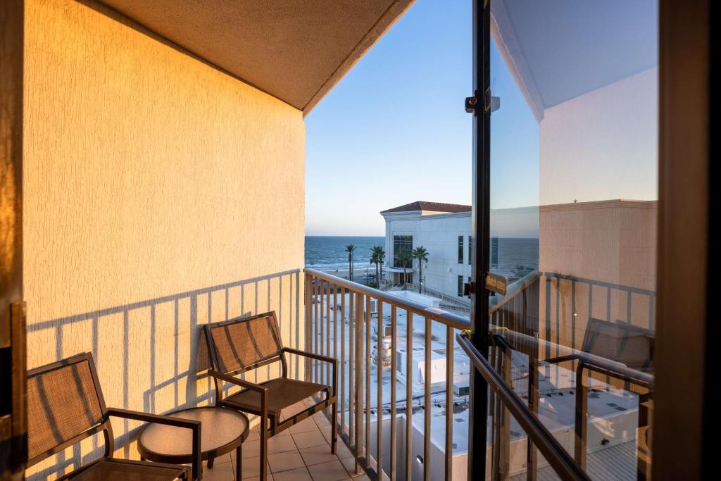 Balkón nebo terasa v ubytování Hilton Galveston Island Resort