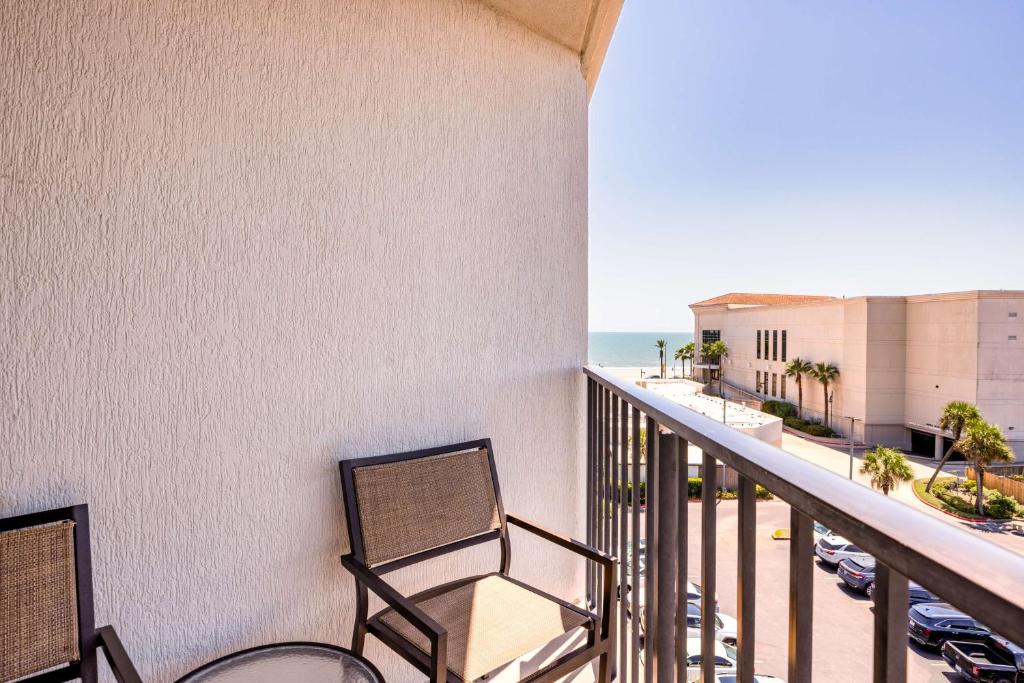 Balkón nebo terasa v ubytování Hilton Galveston Island Resort