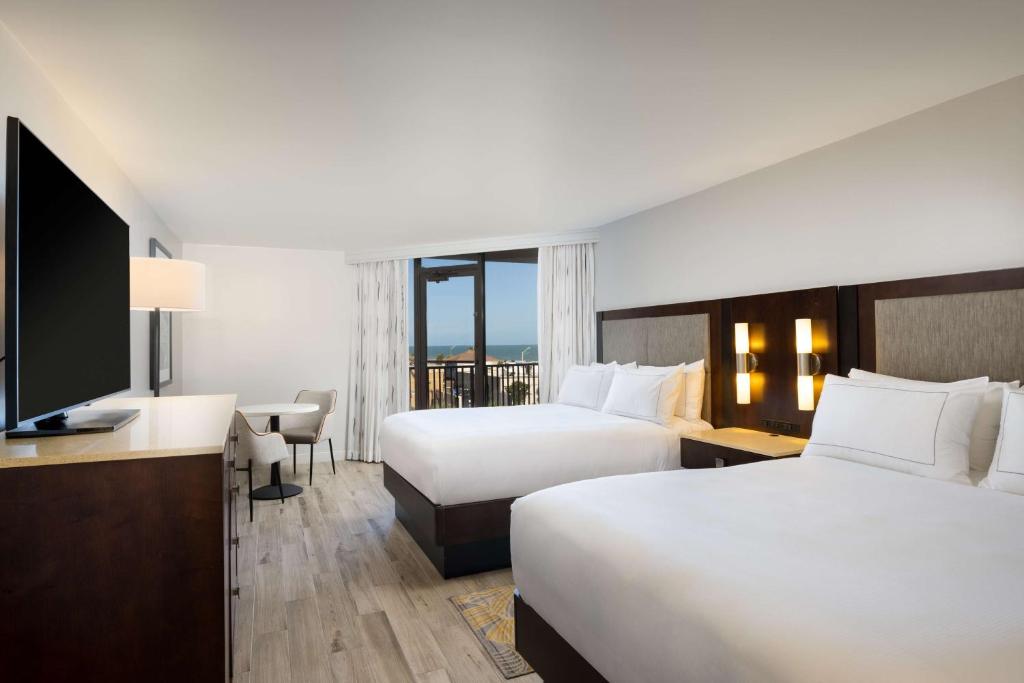 Hilton Galveston Island Resort - Habitación Doble Premium Con Dos Camas Dobles Y Vista Al Mar - Planta Superior