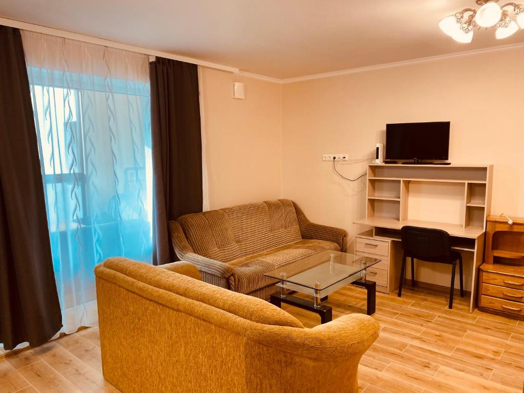 Posezení v ubytování Appartament Karja 26A/10