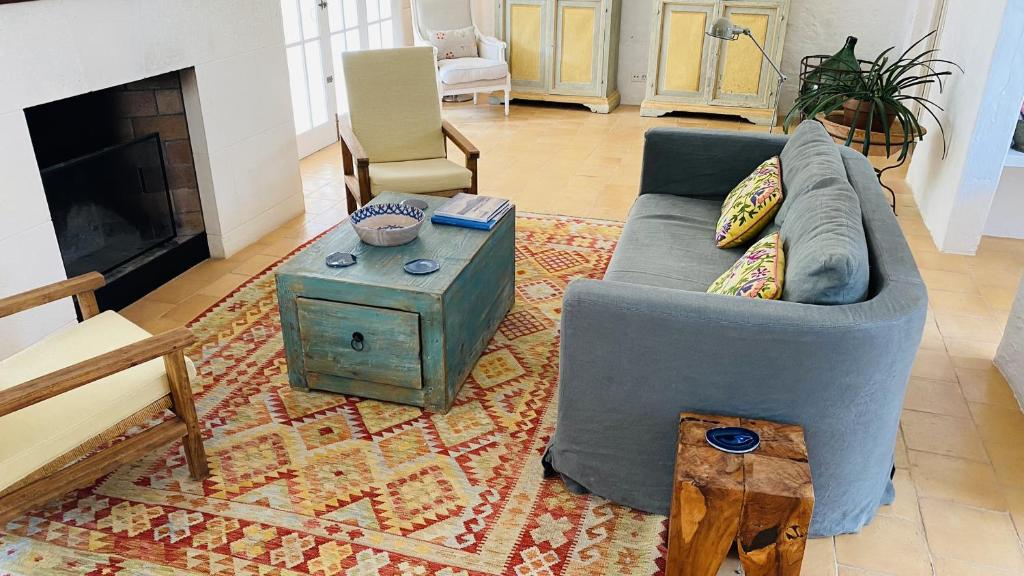 A seating area at Holiday Home Casa MADORIA