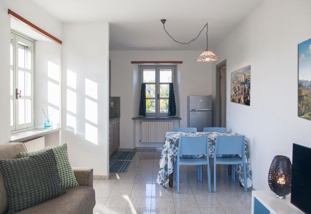 Posezení v ubytování CASA NELLE LANGHE