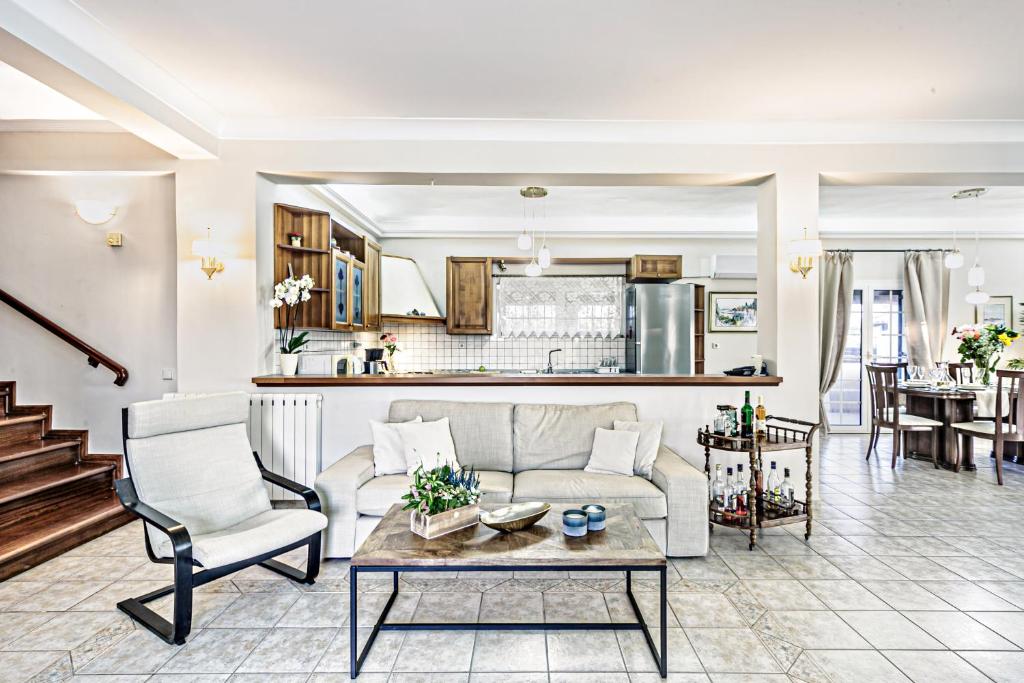 Posezení v ubytování Skidi Beach house