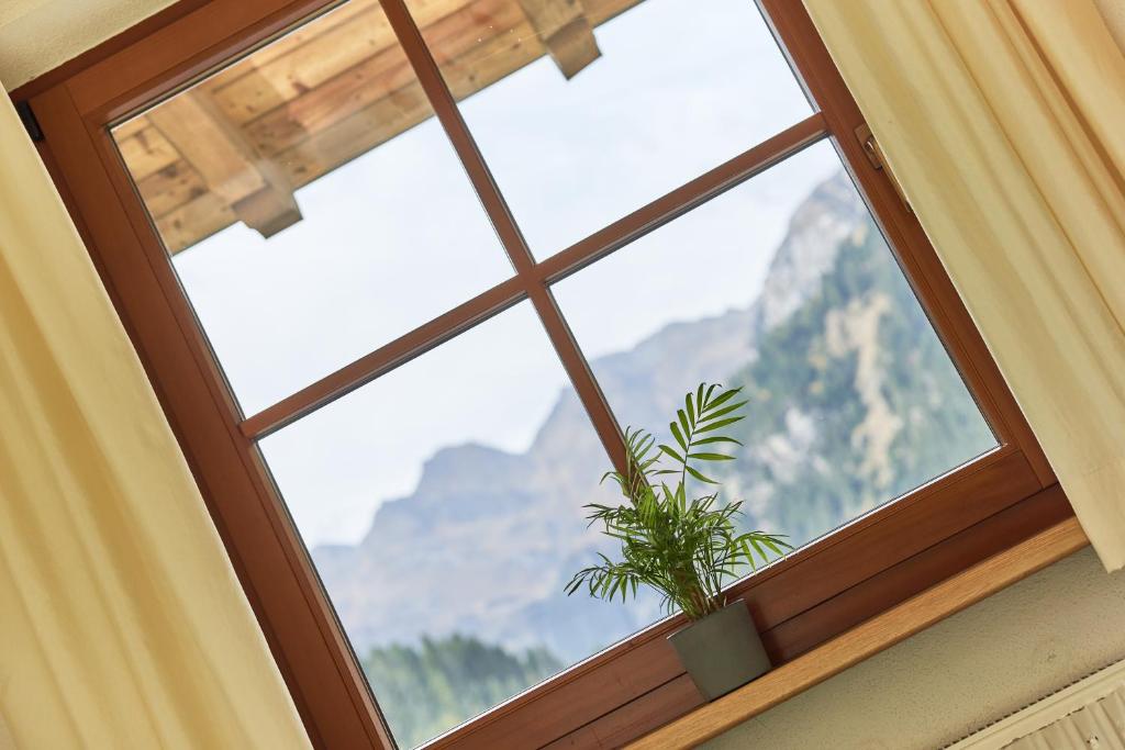 Nespecifikovaný výhled na hory nebo výhled na hory při pohledu z apartmánu