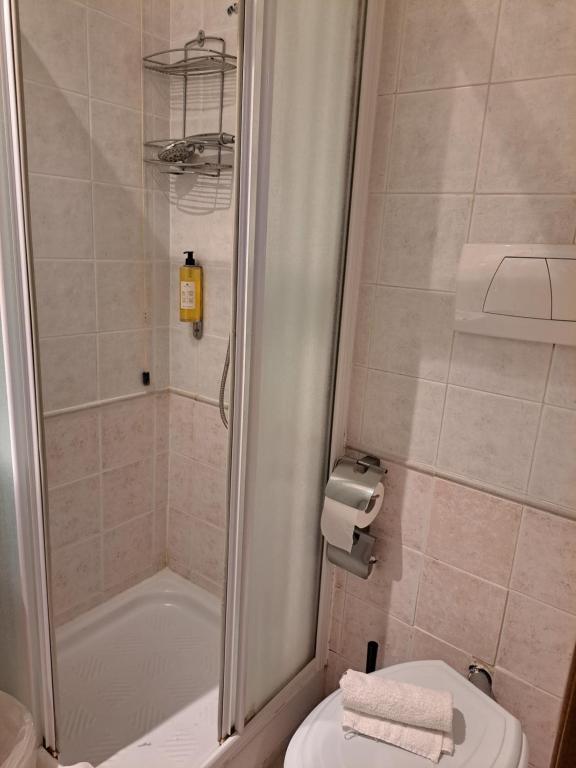 Koupelna v ubytování Hotel dei Quiriti