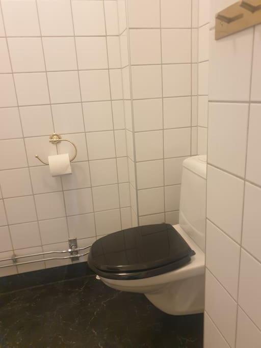 Koupelna v ubytování Centrala stan- 2-rums Gästsvit, perfekt för kollegor som önskar separata rum