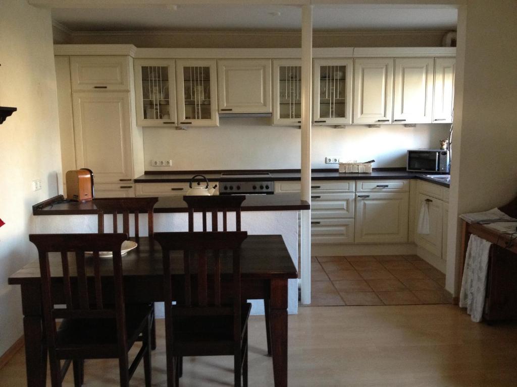 Kuchyň nebo kuchyňský kout v ubytování Haus Lindenstraße Lindenstraße 24