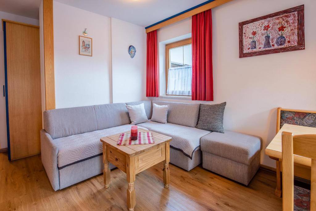 Posezení v ubytování Apartment Bacher Nr.2
