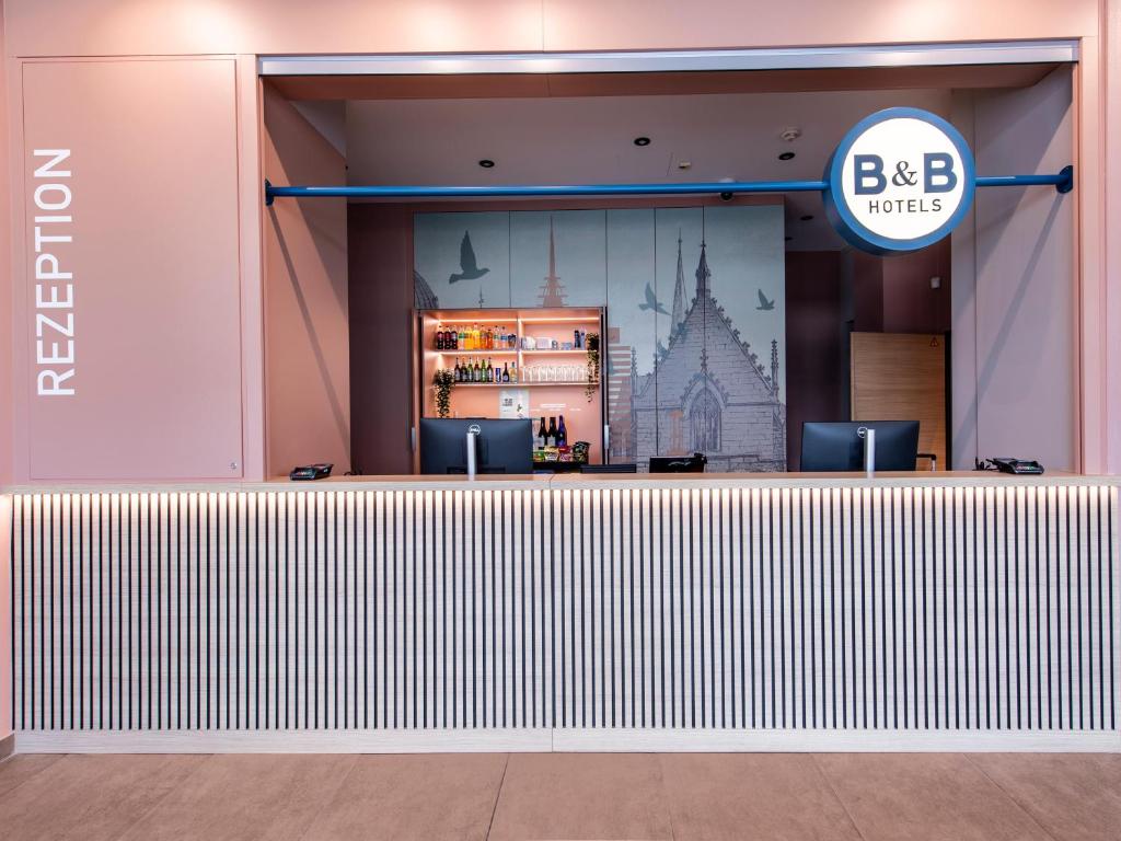 Vstupní hala nebo recepce v ubytování B&B Hotel Nürnberg-Hbf