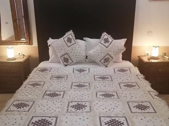 Postel nebo postele na pokoji v ubytování Dar 14 Marrakech