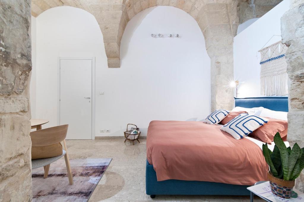 Postel nebo postele na pokoji v ubytování Kalinifta - Lecce Selection