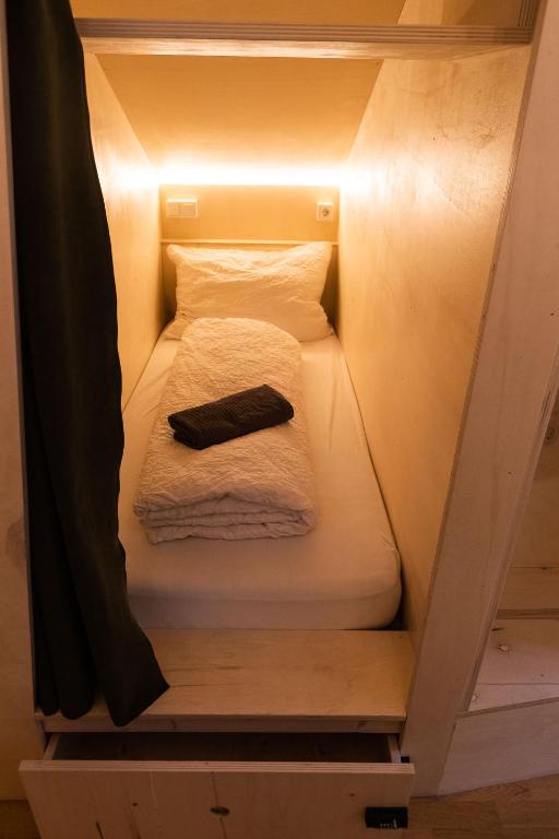 Postel nebo postele na pokoji v ubytování Montagu Hostel