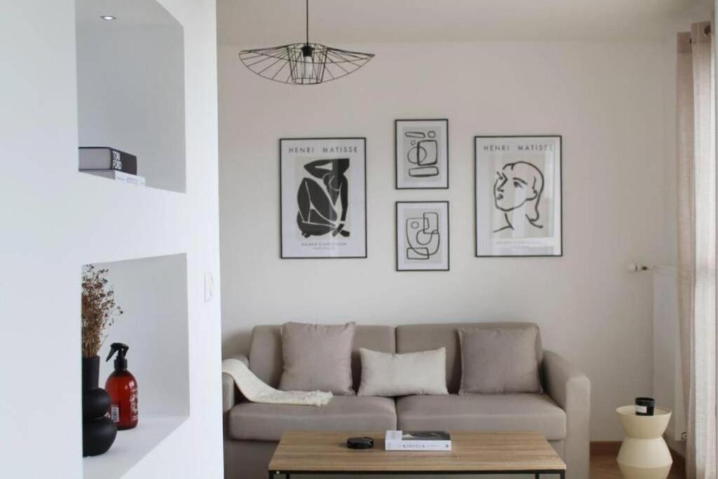 Posezení v ubytování Cocon Perret aux Plages du Havre