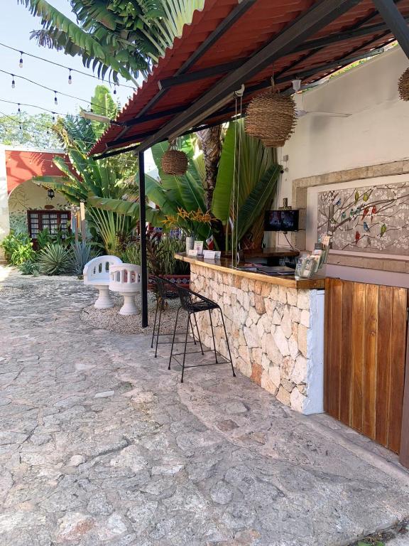 Patio nebo venkovní prostory v ubytování Real Haciendas