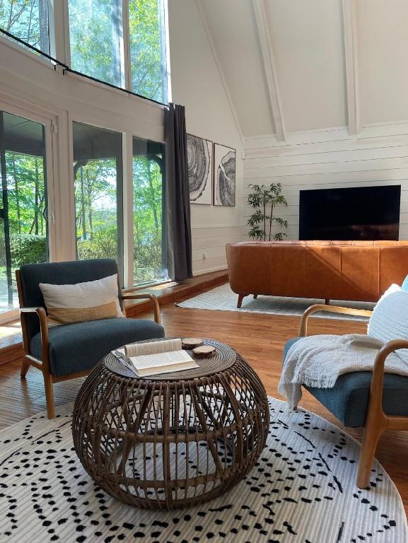 TV/trung tâm giải trí tại A Cozy Retreat