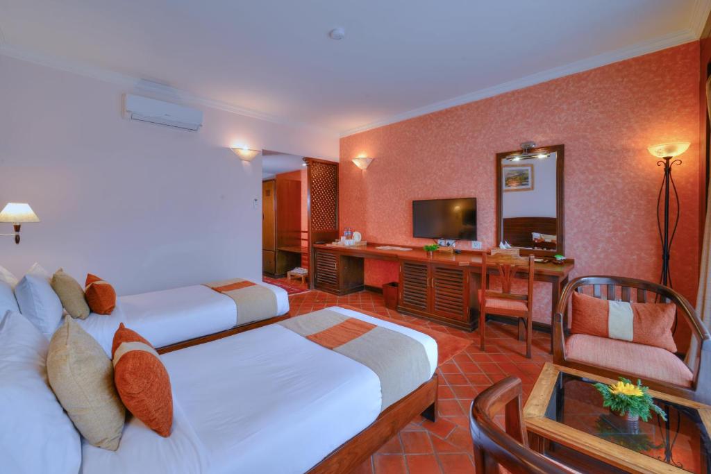 TV o dispositivi per l'intrattenimento presso Hotel Barahi Pokhara