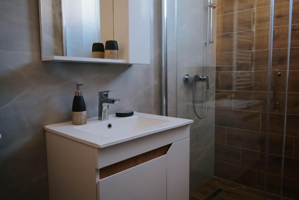 Vannituba majutusasutuses Apartmani Milan