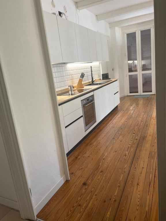 Kuchyň nebo kuchyňský kout v ubytování Canottieri home