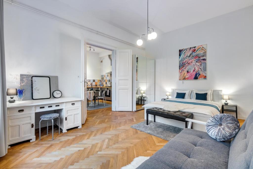 Posezení v ubytování Szondi Residence