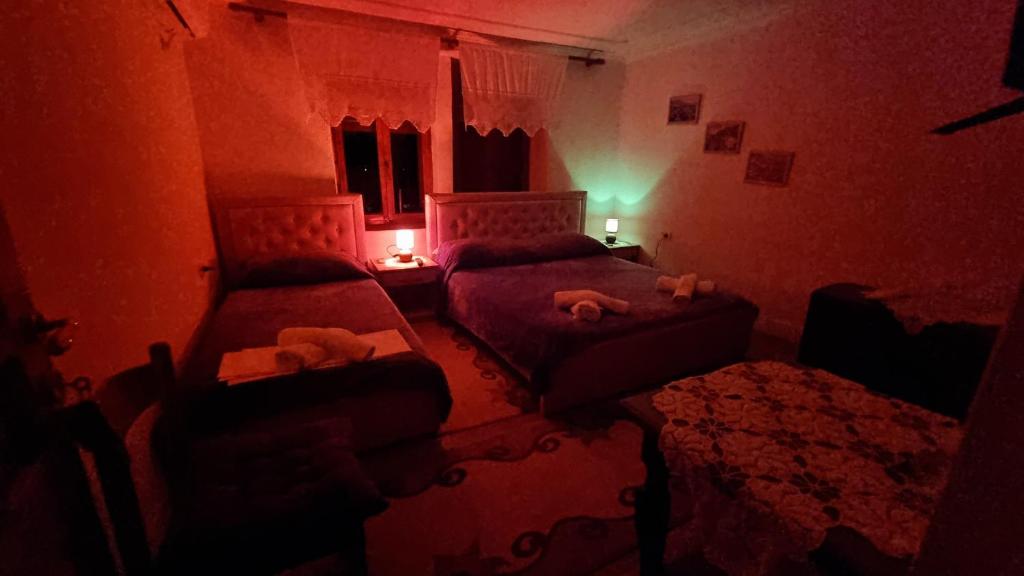 Postel nebo postele na pokoji v ubytování Guesthouse Arber