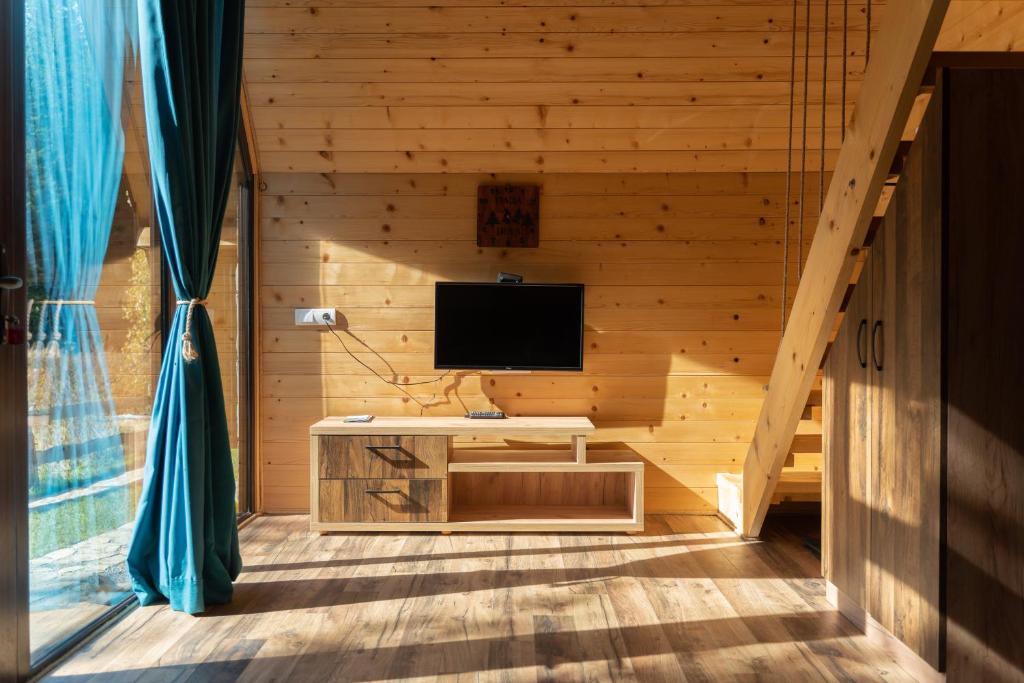 TV a/nebo společenská místnost v ubytování Oaza Jela