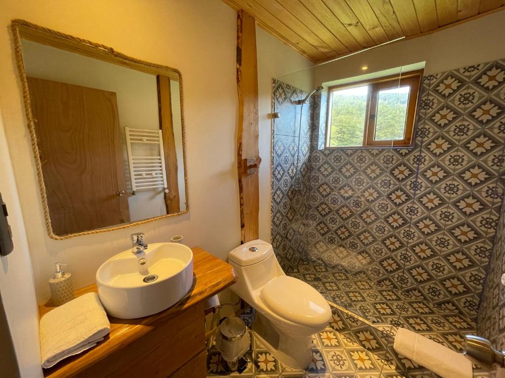 Koupelna v ubytování Pu Am Eco Lodge