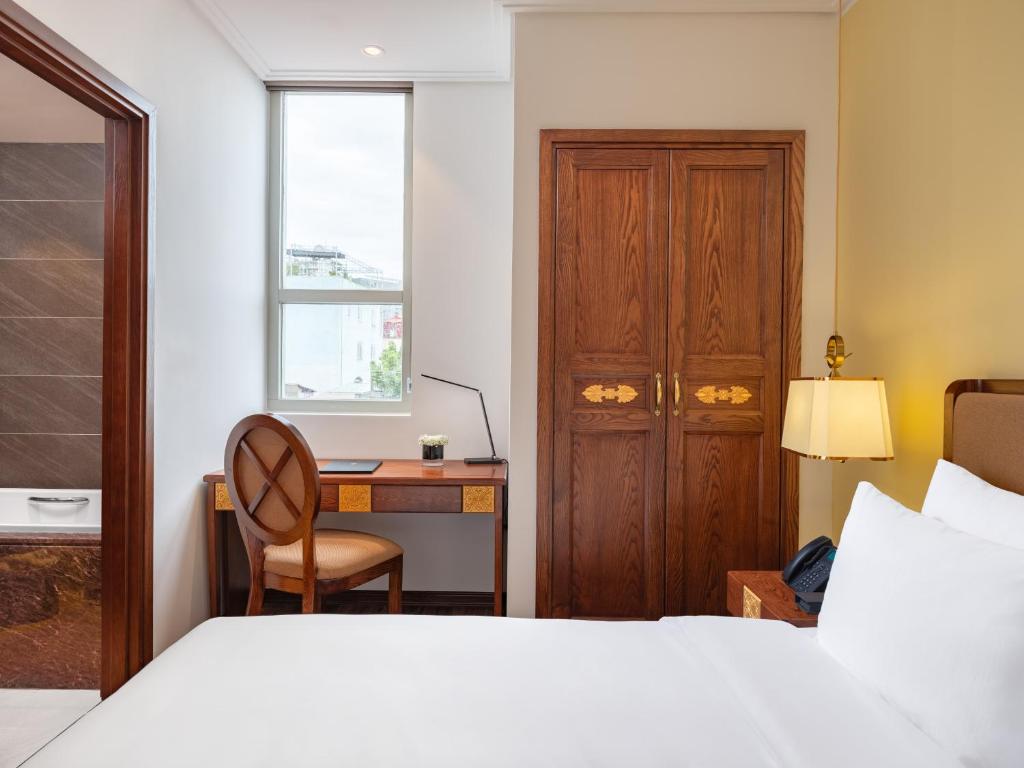 Postel nebo postele na pokoji v ubytování Nesta Hotel & Spa