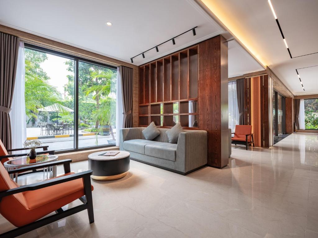 Posezení v ubytování Nesta Hotel & Spa