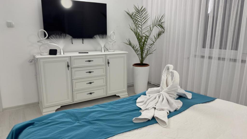Postel nebo postele na pokoji v ubytování Casa Mina