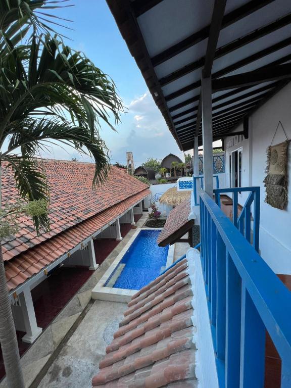 Balkón nebo terasa v ubytování Seaside Hotel
