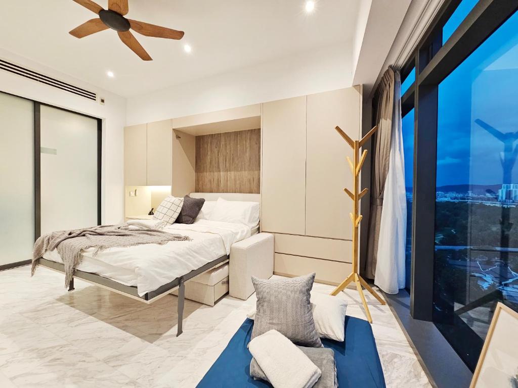Легло или легла в стая в Eaton Residence KLCC View with Infinity Pool 伊顿公寓 豪景园 双子塔无边际泳池