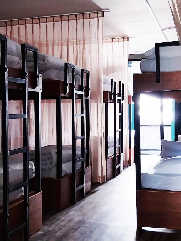 Postel nebo postele na pokoji v ubytování W168 hostel