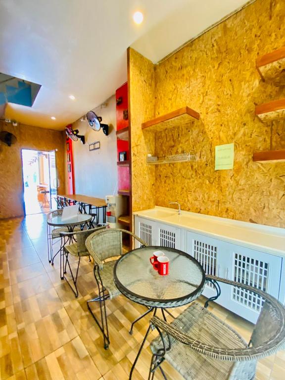 Posezení v ubytování Frutta Hostel