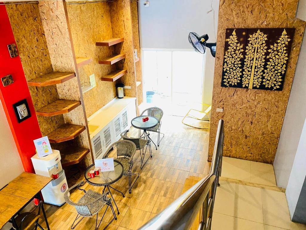 Posezení v ubytování Frutta Hostel