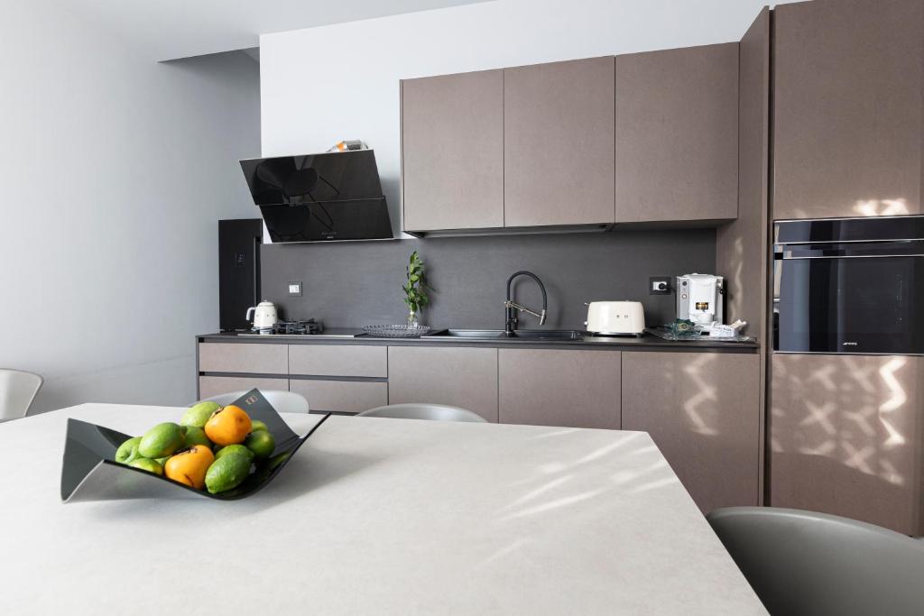 Kuchyňa alebo kuchynka v ubytovaní Deluxe apartment Milia Agrigento